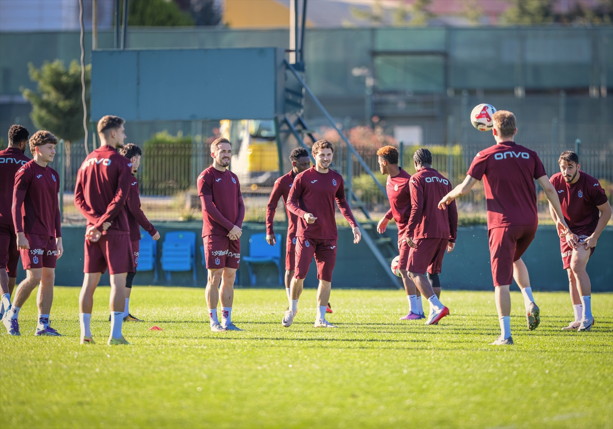 Trabzonspor, Galatasaray maçının hazırlıklarını sürdürdü