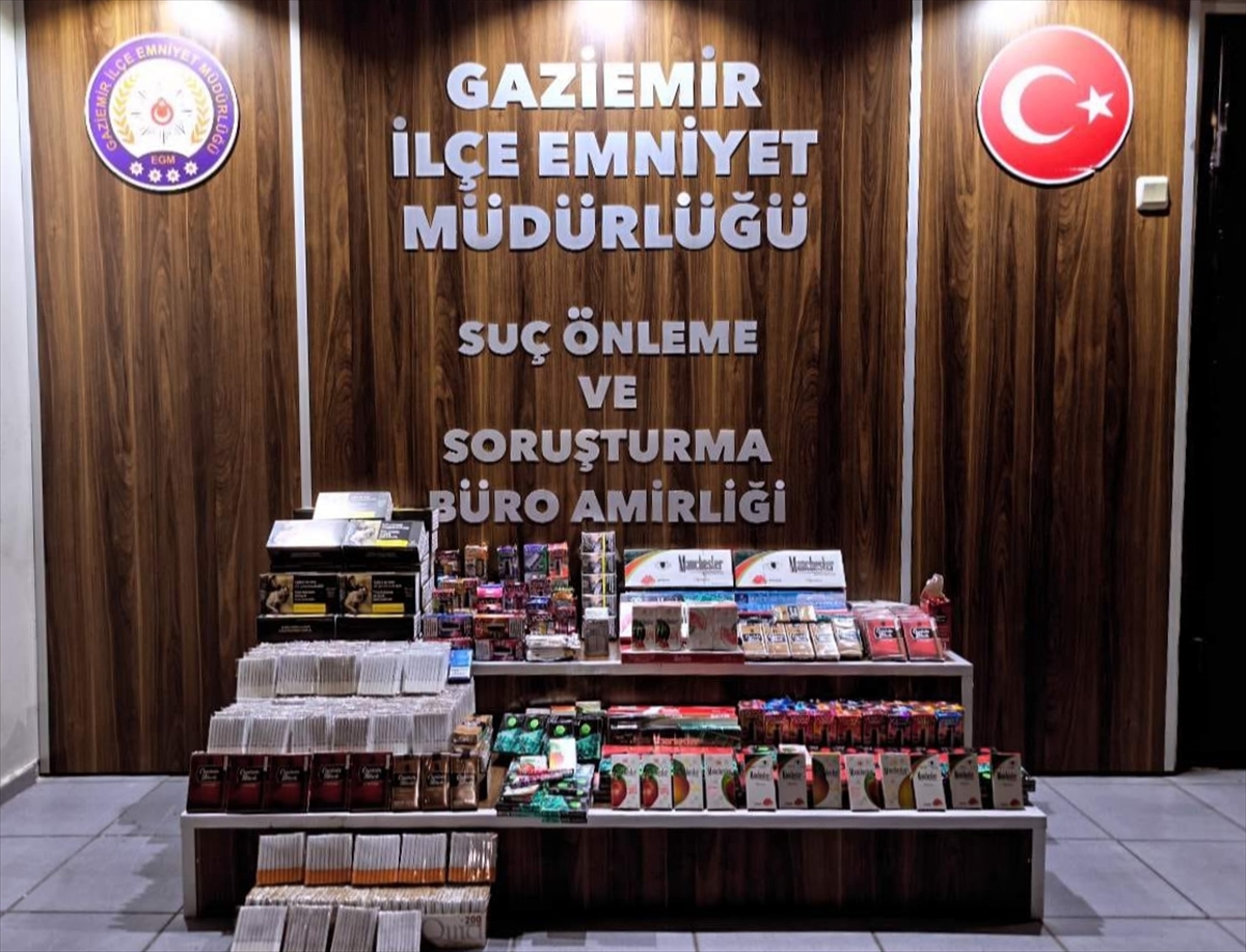 İzmir'de kaçakçılık operasyonlarında 4 kişi yakalandı