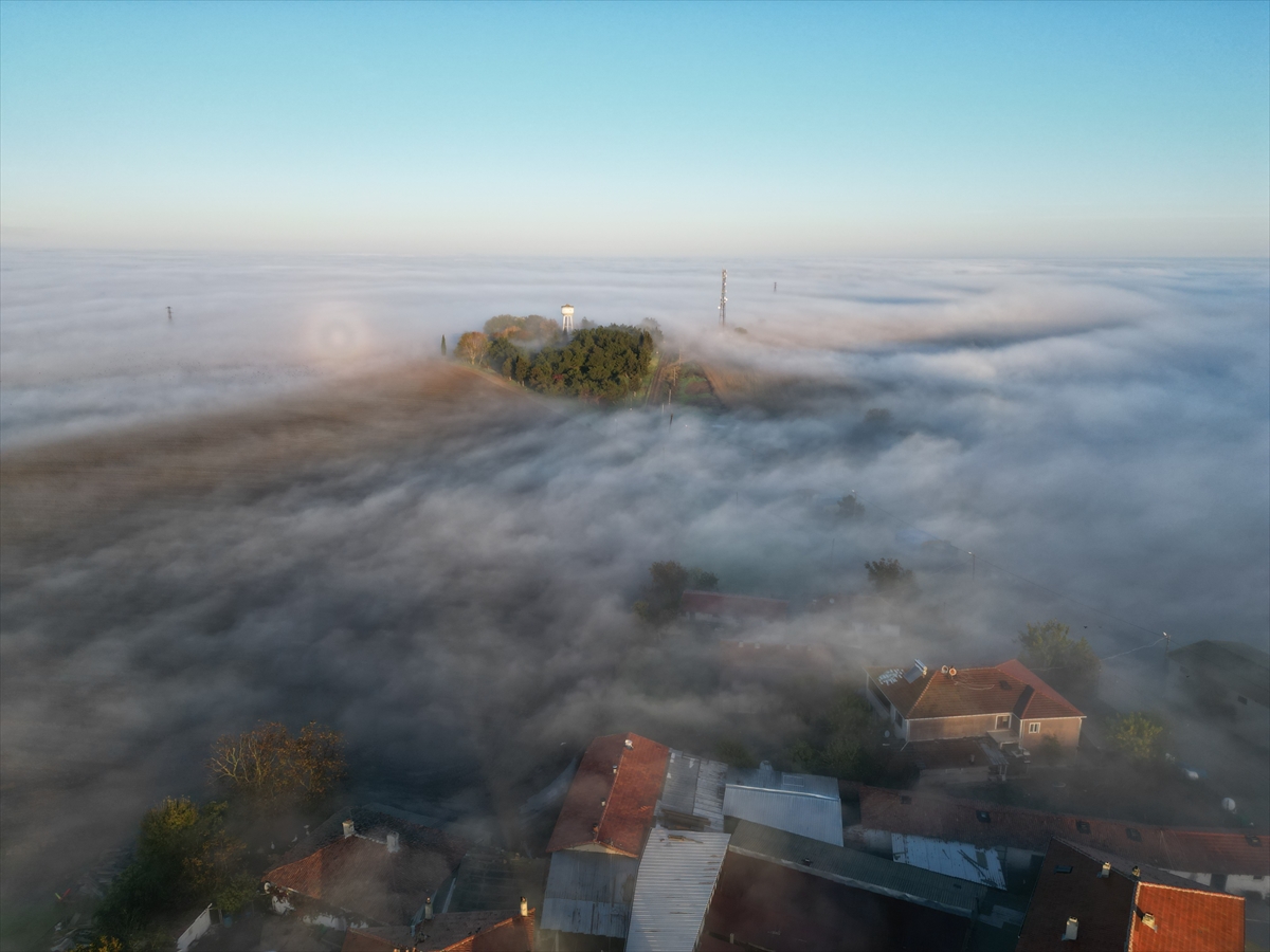 Tekirdağ sis etkili oldu
