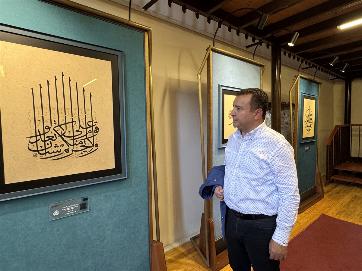 "Adil-i Mutlak" hat sergisi, Kültür Yolu Festivali'nin son durağı Antalya'da açıldı