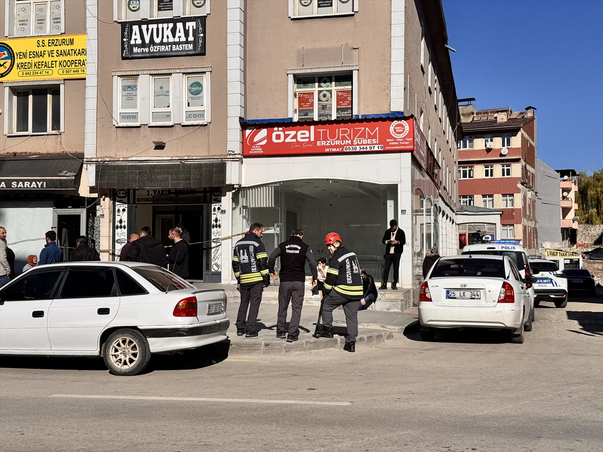 Erzurum'da iş hanında görevli bekçi tuvalette ölü bulundu