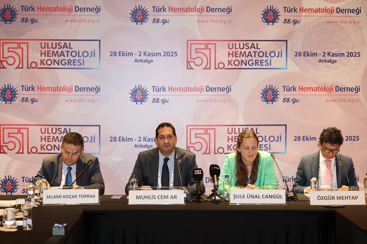 51. Ulusal Hematoloji Kongresi Antalya'da yapıldı