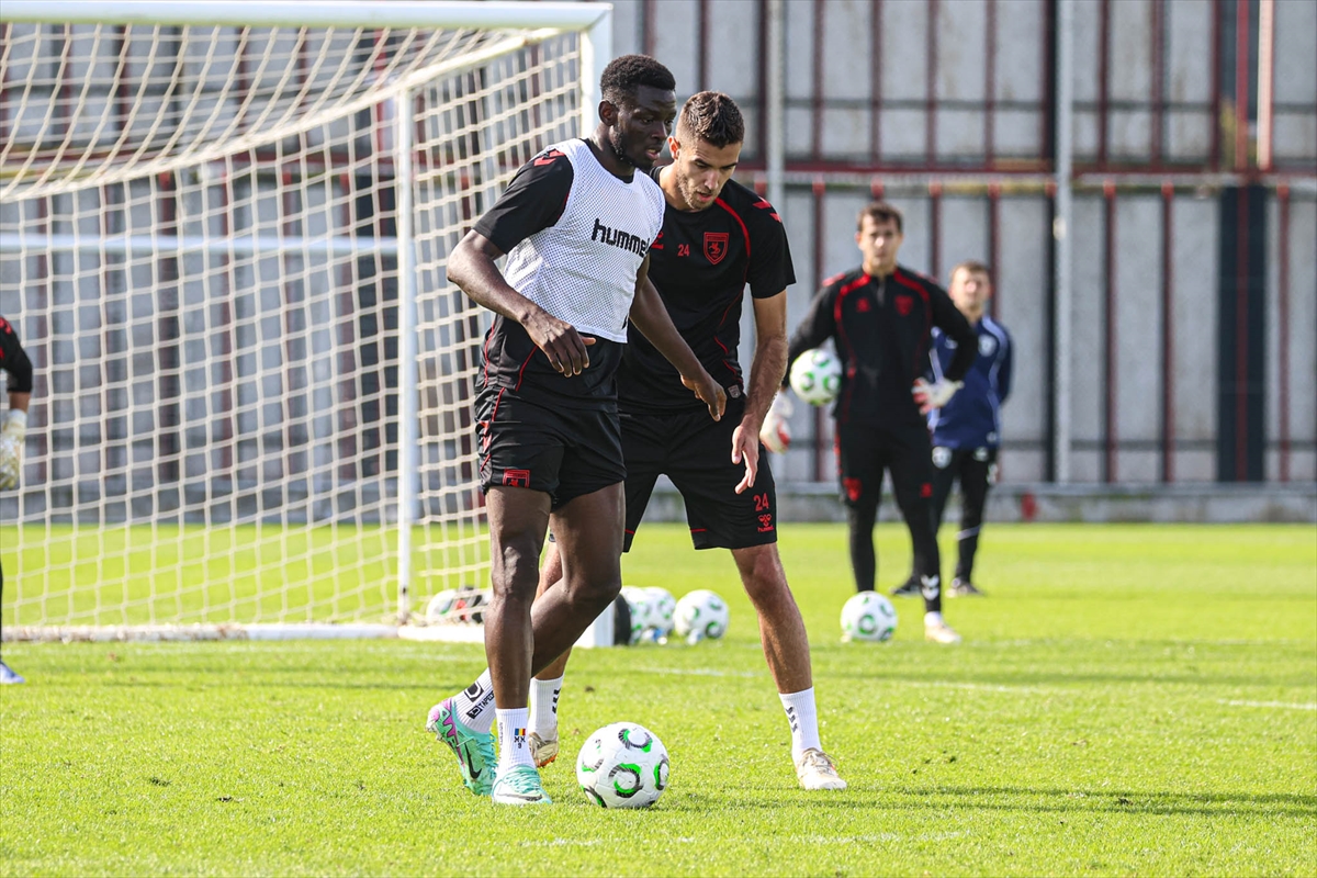 Samsunspor, Hamrun Spartans maçı hazırlıklarına devam etti