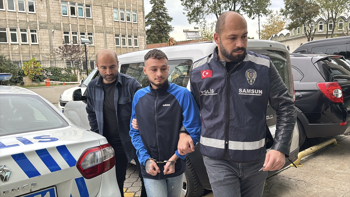 Samsun'da bıçaklı kavgada 1 kişiyi yaralayan zanlı tutuklandı