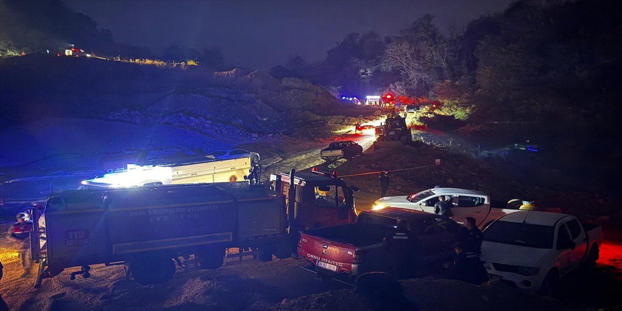 Ordu’nun Fatsa ilçesindeki taş ocağı göçüğünde 1 işçi hayatını kaybetti