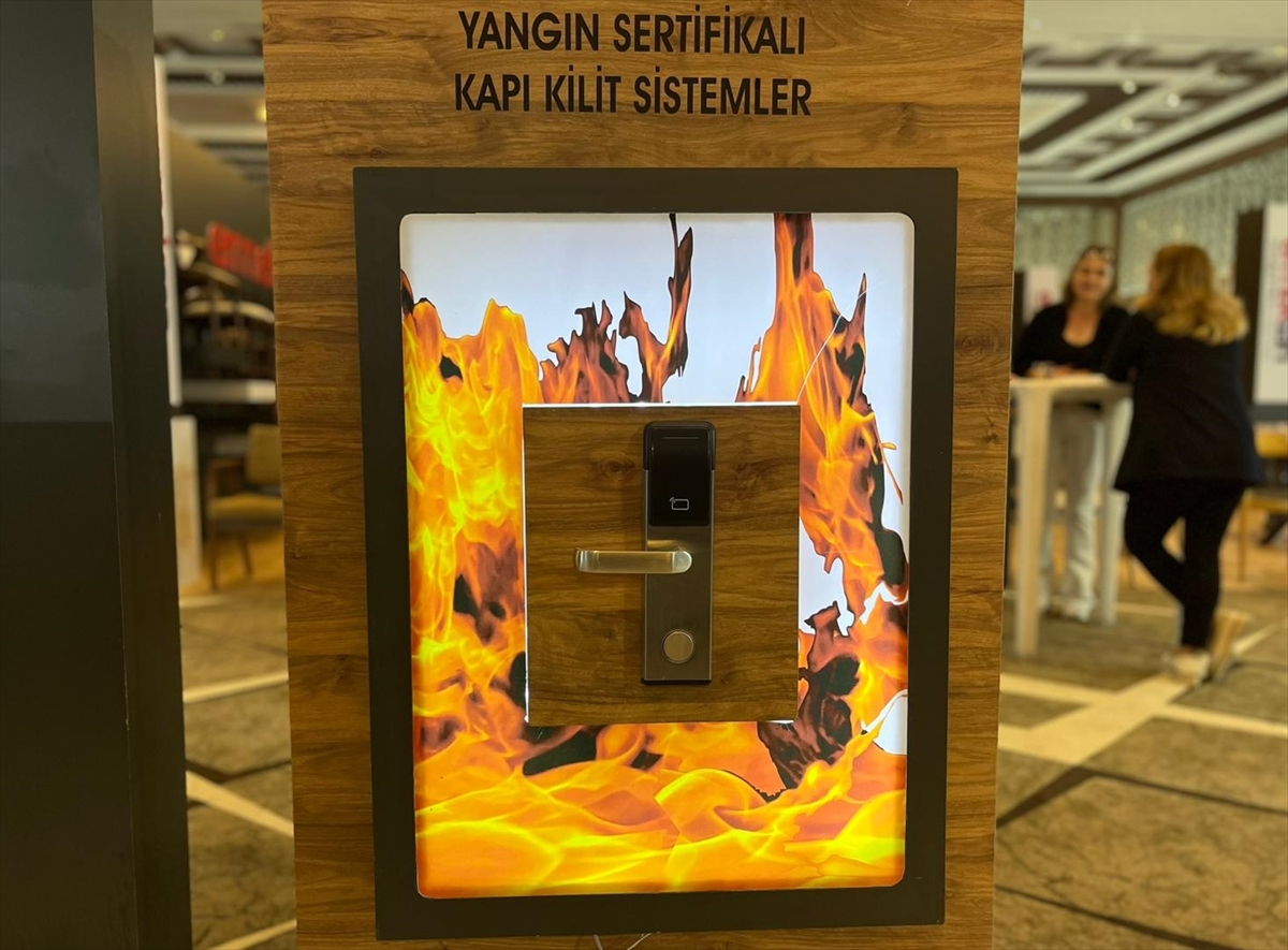SYT Otel Ekipmanları Fuarı'nda yangına dayanıklı malzemeler sergilendi