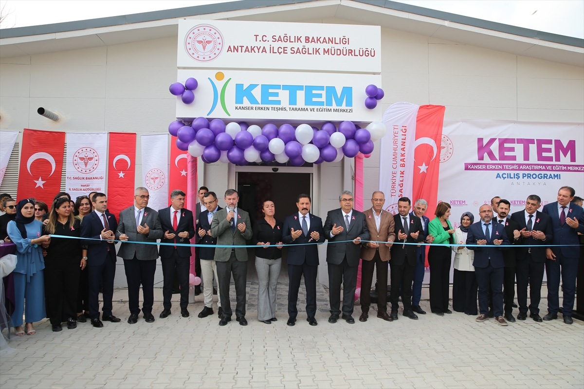 Hatay'da depremde yıkılan KETEM'in yeni yaptırılan binası hizmete girdi