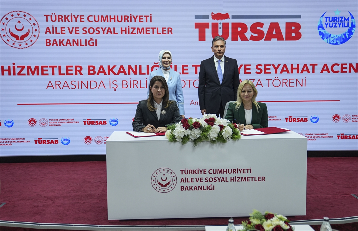 Aile ve Sosyal Hizmetler Bakanlığı ile TÜRSAB arasında işbirliği protokolü imzalandı
