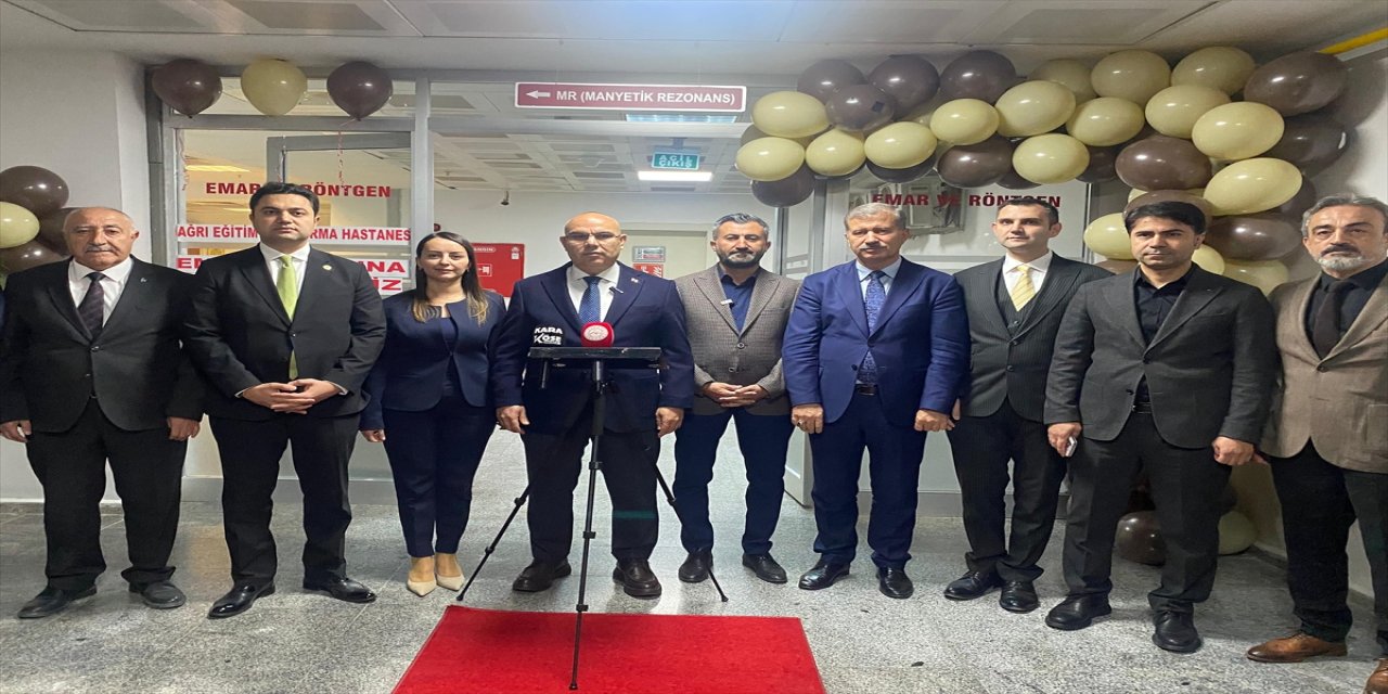 Ağrı Eğitim ve Araştırma Hastanesinde yapay zeka destekli yeni MR cihazı hizmete girdi.