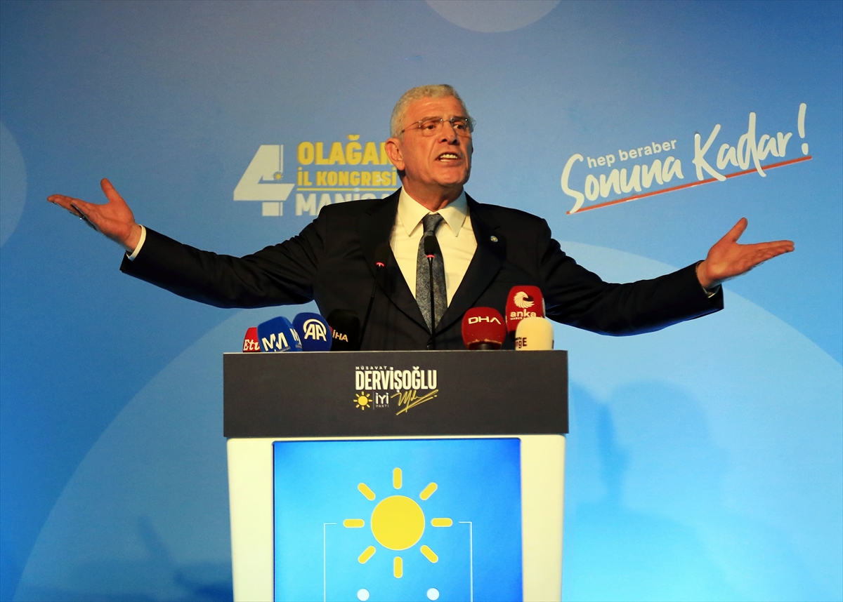 İYİ Parti Genel Başkanı Dervişoğlu, Manisa'da partisinin 4. Olağan İl Kongresi'nde konuştu