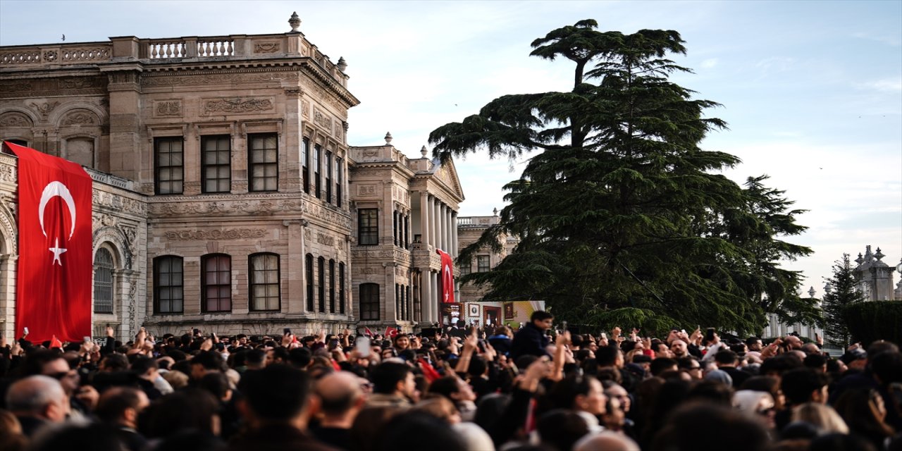 Dolmabahçe Sarayı’nda Atatürk’ün 87. Ölüm Yıl Dönümü Törenle Anıldı.
