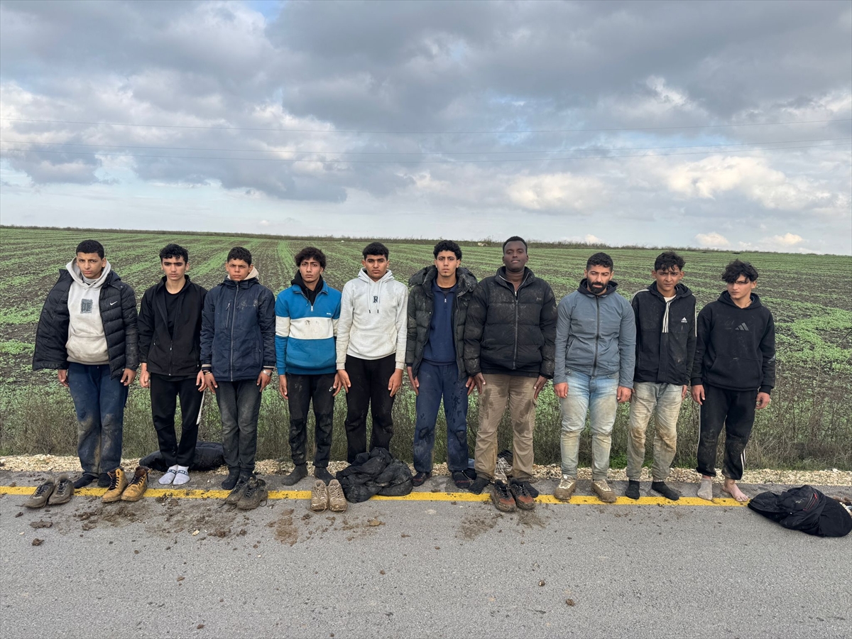 Edirne'de 10 düzensiz göçmen yakalandı