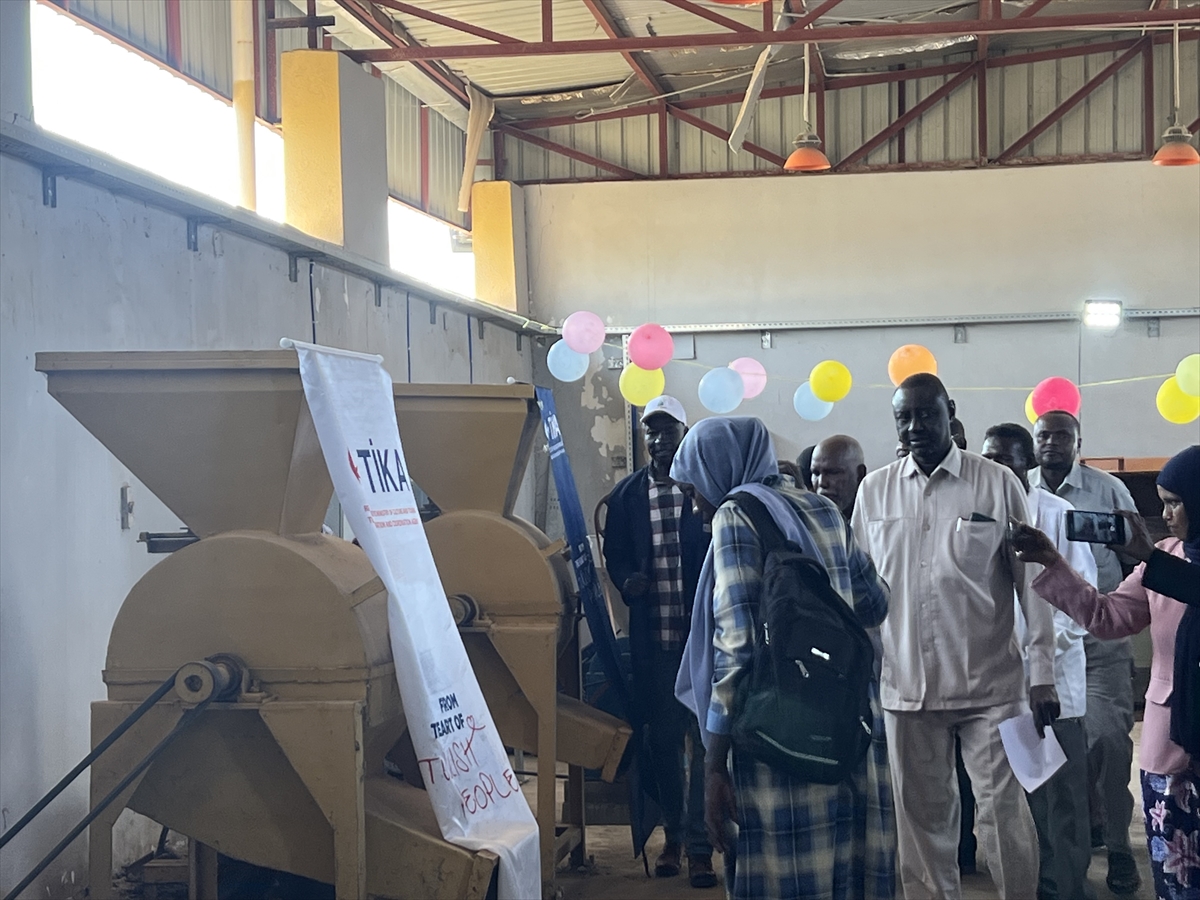 TİKA, Sudan'da yöresel ürünler işleme merkezi kurdu