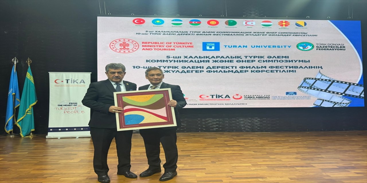 Almatı’da 5. Uluslararası Türk Dünyası İletişim ve Sanat Sempozyumu düzenlendi, 56 akademisyen sunum yaptı