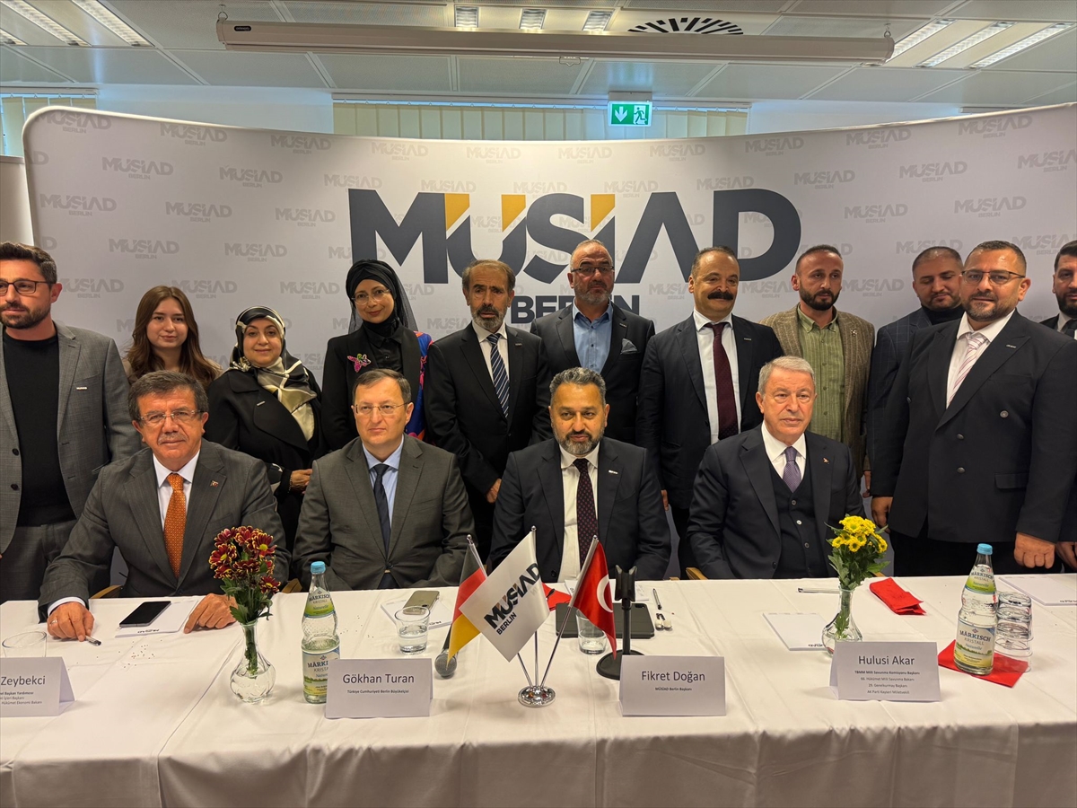 MÜSİAD'ın Berlin şubesinde "Almanya-Türkiye ekonomik ilişkileri" konulu toplantı düzenlendi