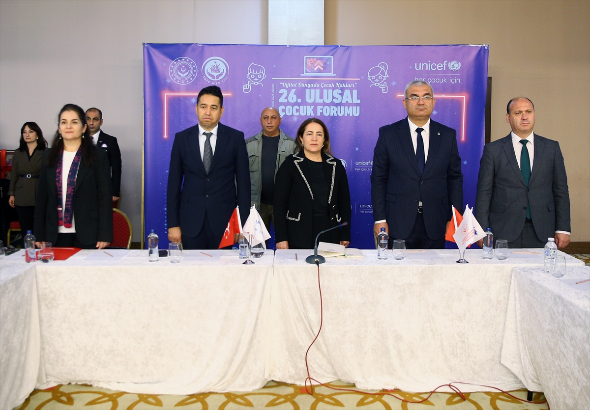 Adana'da "26. Ulusal Çocuk Forumu" başladı