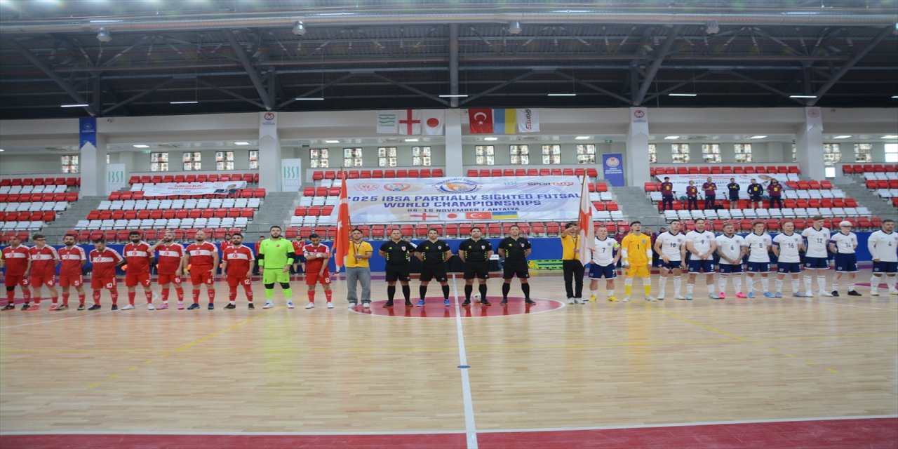 Antalya’da düzenlenen IBSA Kısmi Görme Engelliler Futsal Dünya Şampiyonası’nda Türkiye final şansını kaybetti