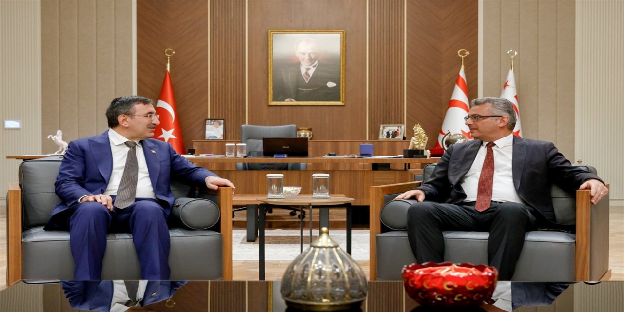 Cevdet Yılmaz, KKTC Cumhurbaşkanı Erhürman’la 42. Yıl Görüşmesinde Buluştu