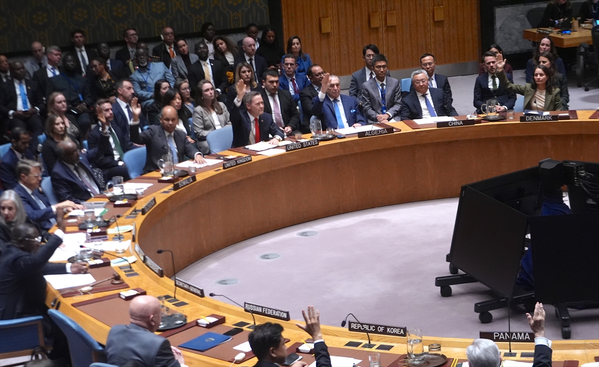 BMGK'den, Gazze'de "Uluslararası İstikrar Gücü"nün görev yapmasını öngören ABD tasarısına onay