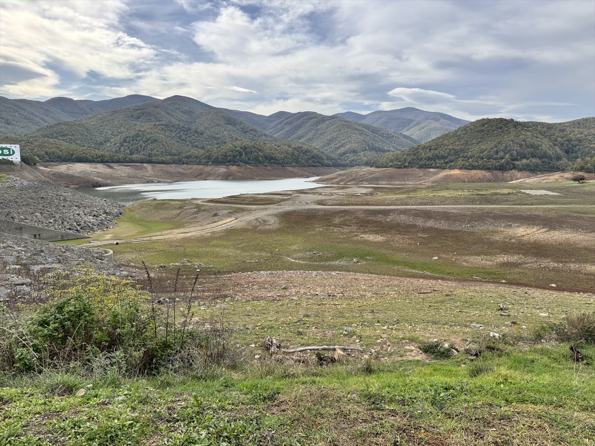 Yalova'nın su ihtiyacını karşılayan Gökçe Barajı'nda su seviyesi yüzde 10'a geriledi
