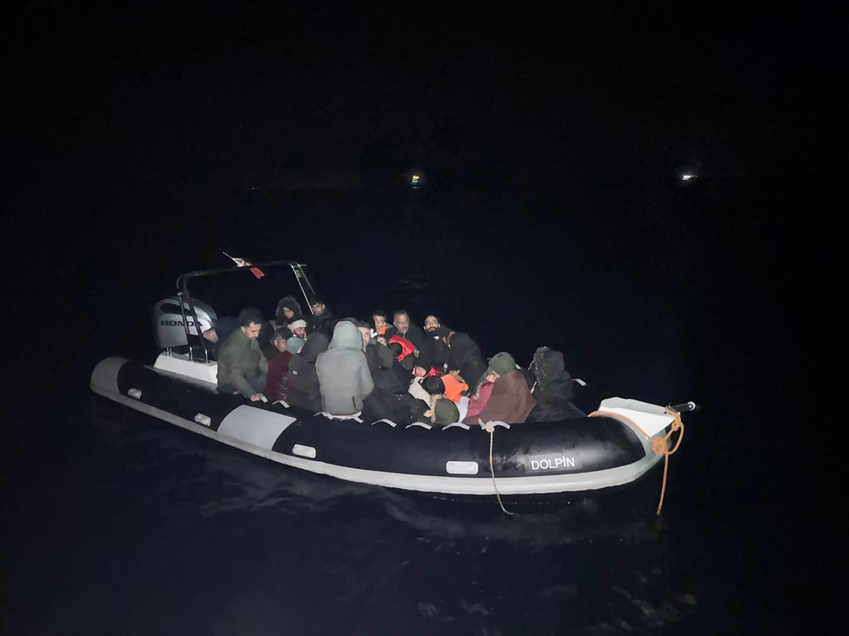 Fethiye açıklarında 31 düzensiz göçmen kurtarıldı