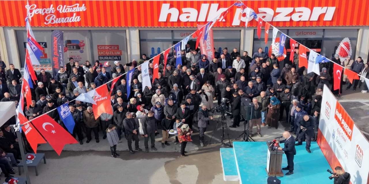 Erzurum’da halk pazarları yaygınlaşıyor, 9’uncu şube Abdurrahmangazi’de açıldı
