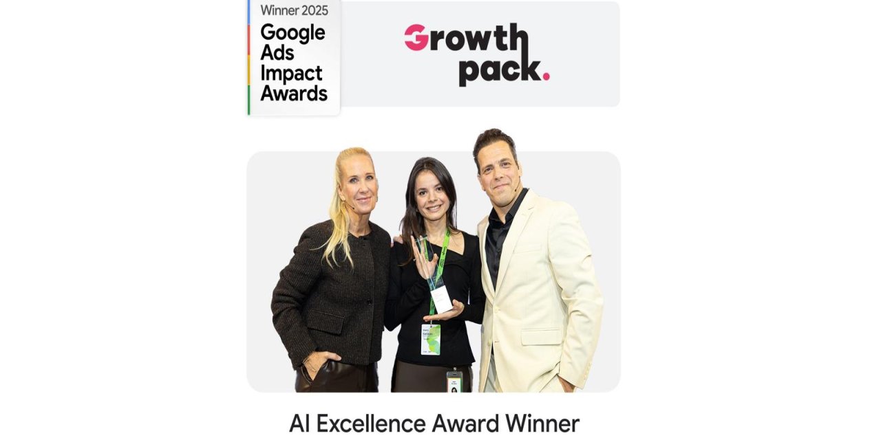 GrowthPack, Google Ads Impact Awards 2025’te AI Excellence Award’ın Sahibi Oldu