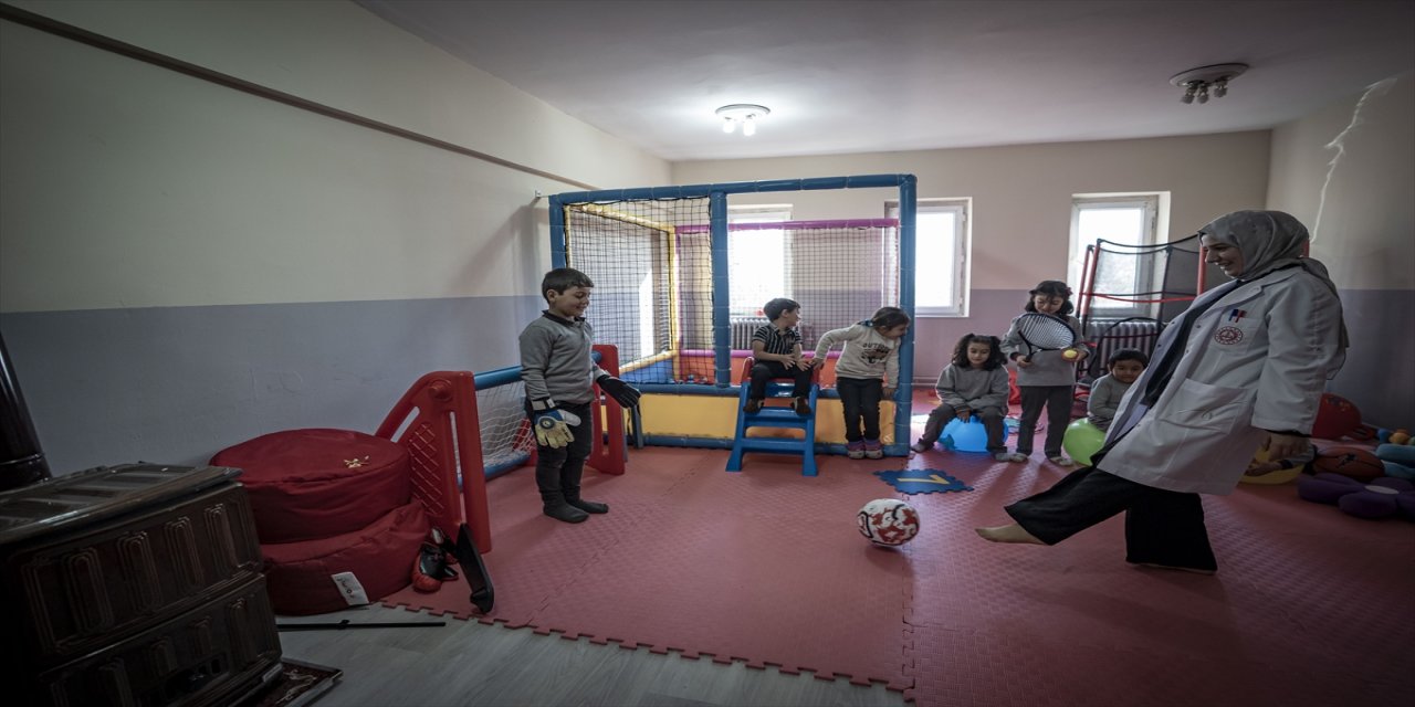 Erzurum’da Kömürlük oyun atölyesi oldu.