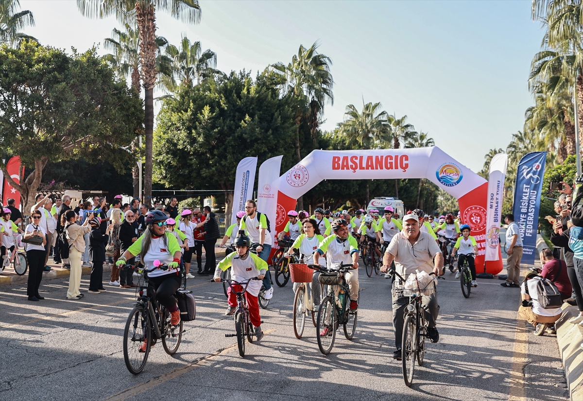 Mersin'de bisiklet turu düzenlendi