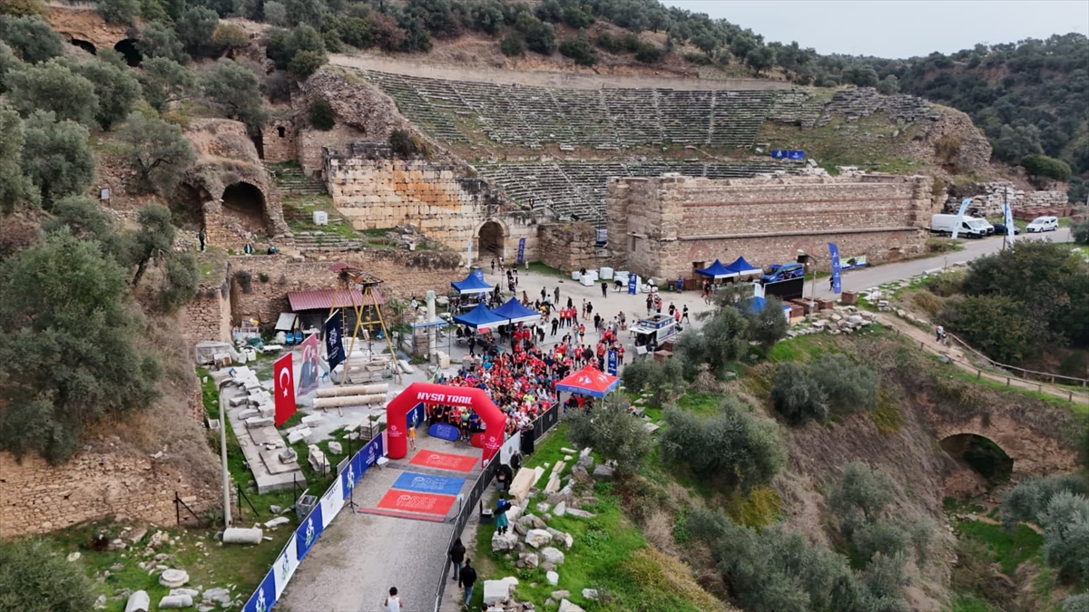 Bu koşu farklı. Aydın'da antik kentler arasında koşu düzenlendi