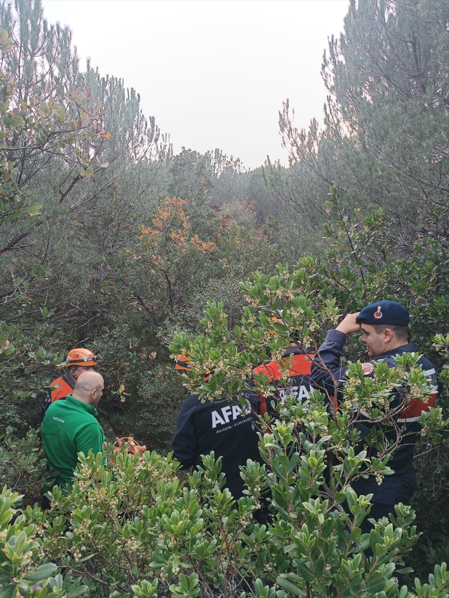 Bursa'da ormanlık alanda mahsur kalan kişi kurtarıldı
