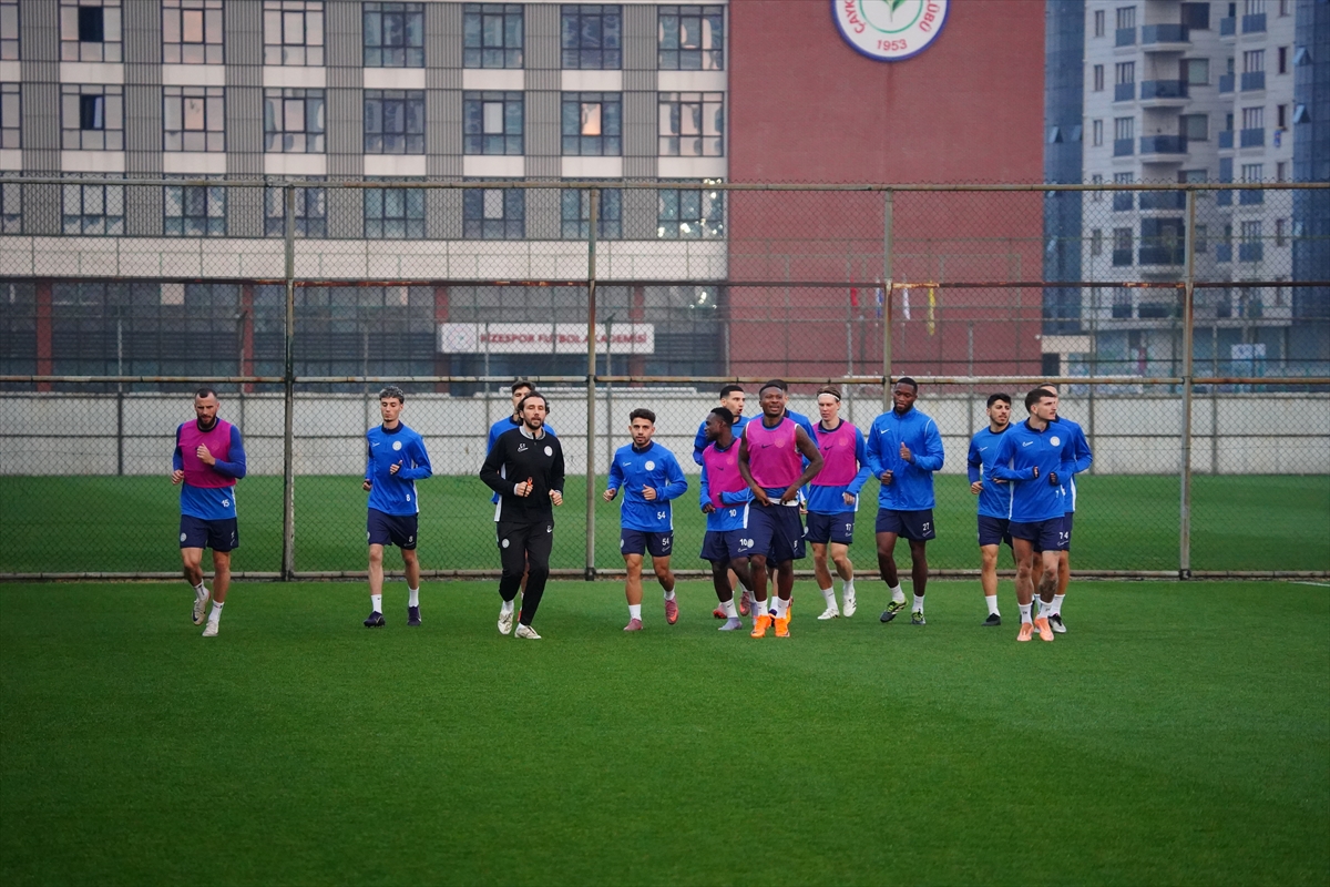 Çaykur Rizespor'da Zecorner Kayserispor maçının hazırlıkları başladı