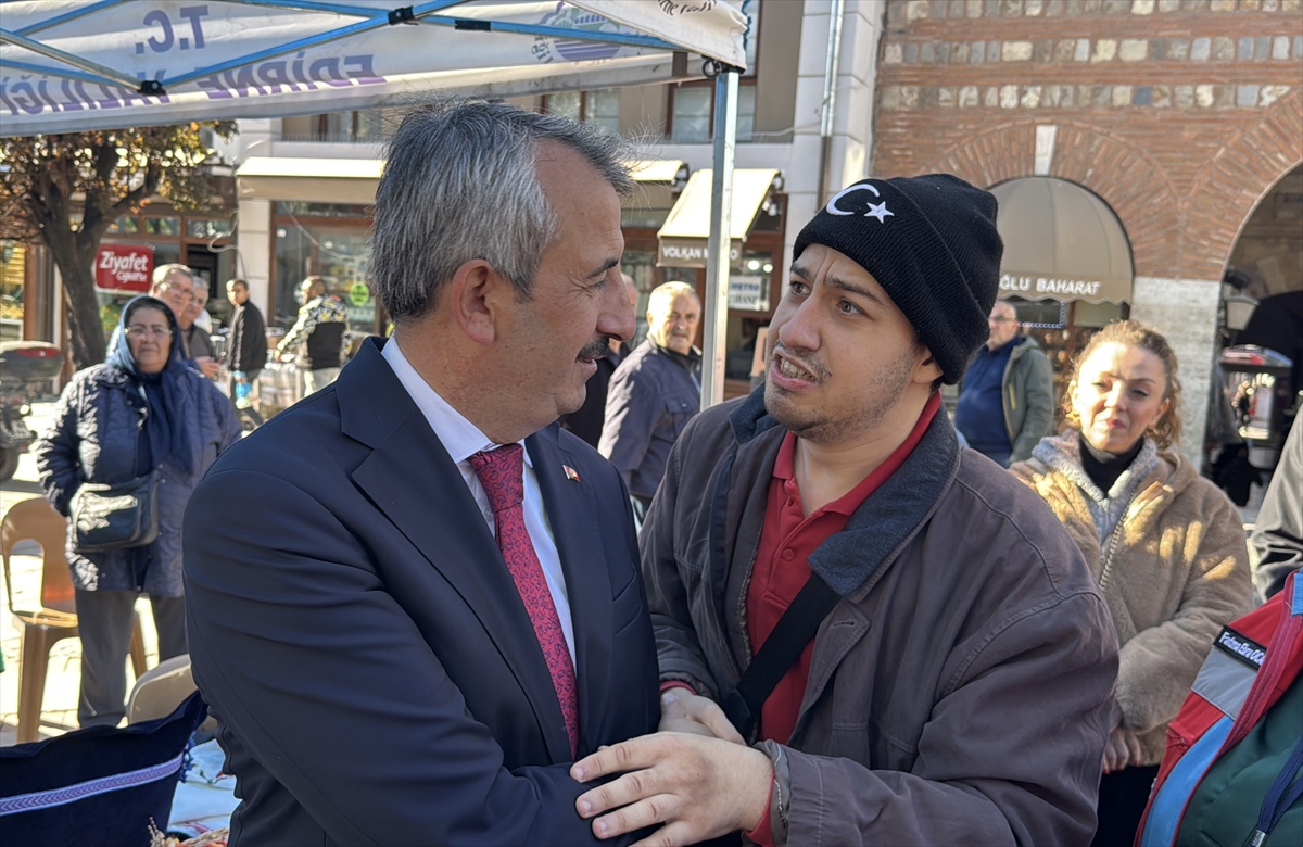 Edirne Valisi Sezer, engelli gencin iş talebini geri çevirmedi