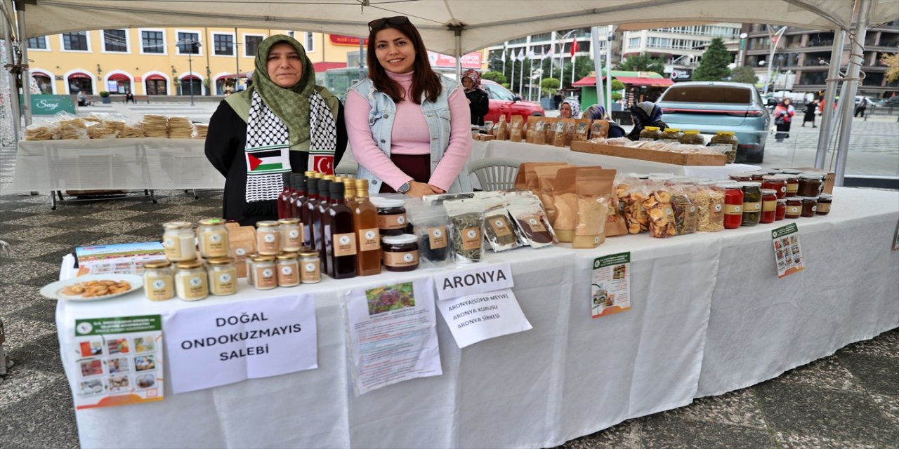 Samsun'da 25 Kasım Etkinliği: Kadın Kooperatifleri Ürünlerini Sergiledi ve Farkındalık Oluşturdu