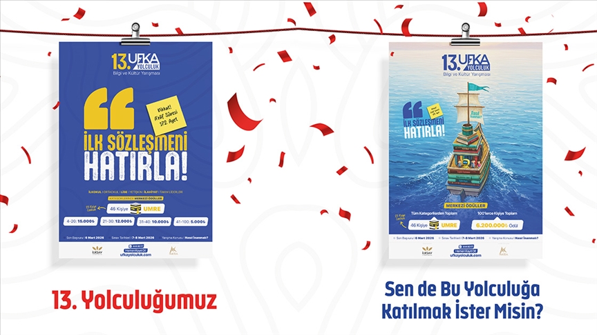 13. Ufka Yolculuk Bilgi ve Kültür Yarışması'nda ödül yağmuru