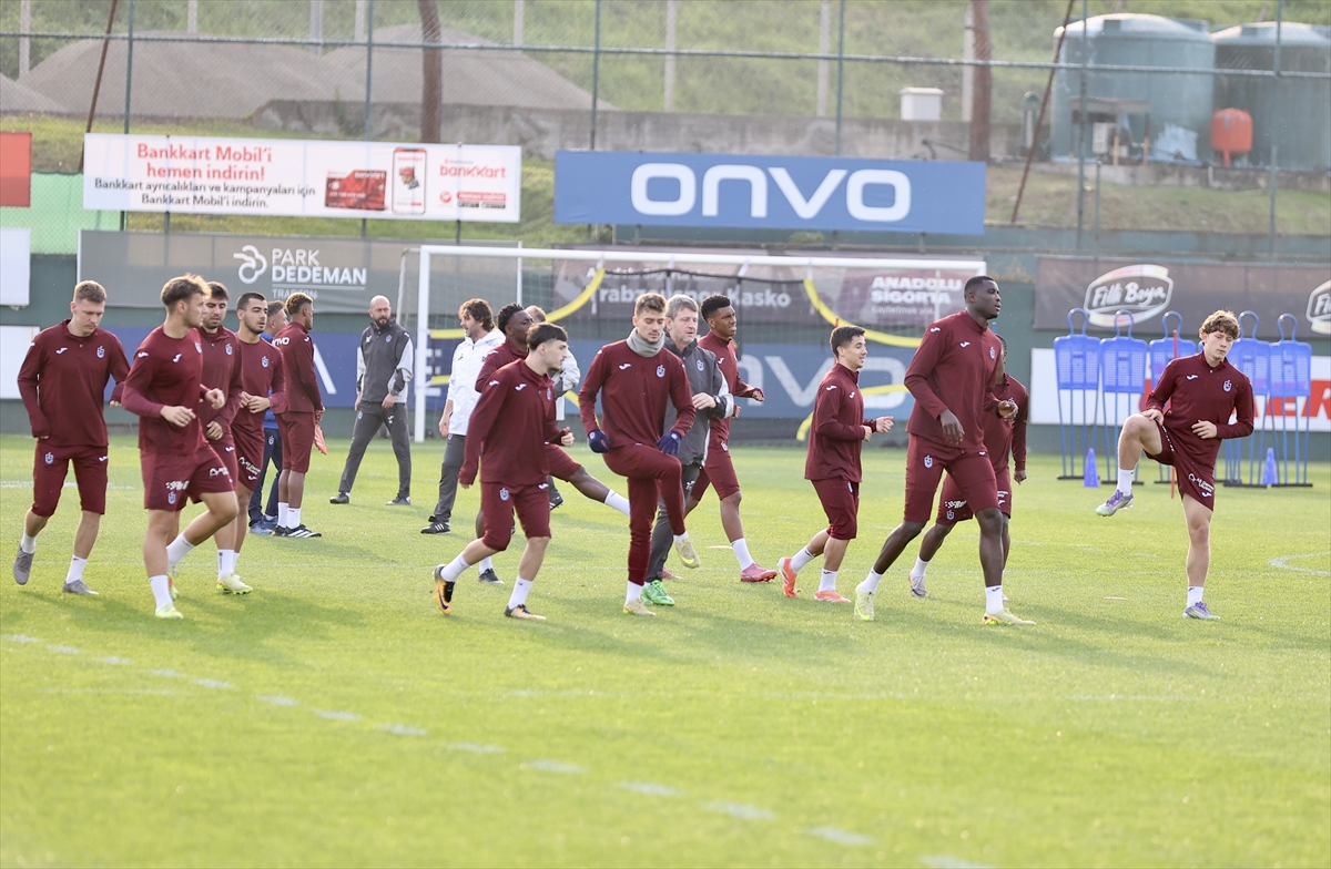 Trabzonspor, Konyaspor maçının hazırlıklarını sürdürdü
