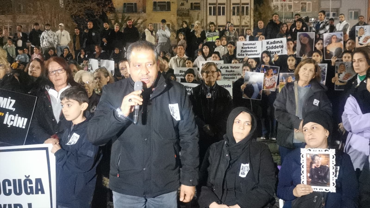 Kırklareli'nde Rümeysa Sanpur'un öldürülmesi protesto edildi