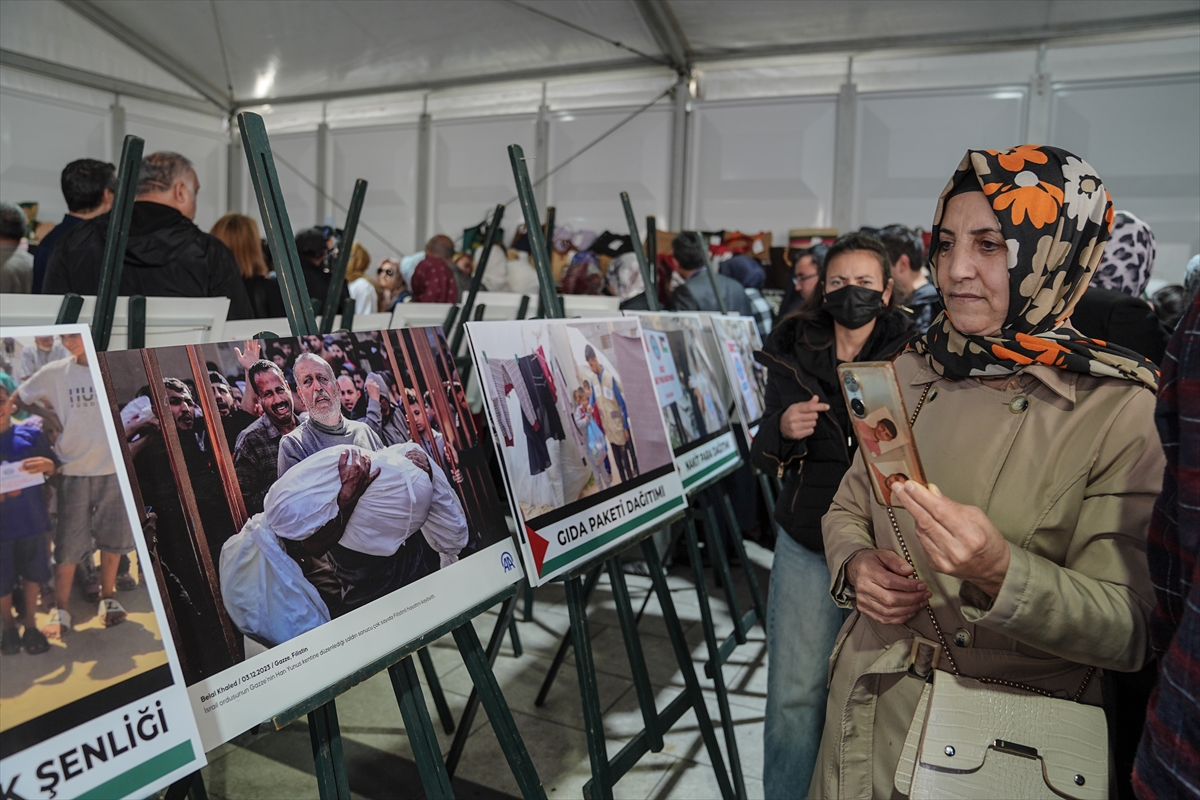 Ümraniye'de Gazze yararına kermes düzenlendi