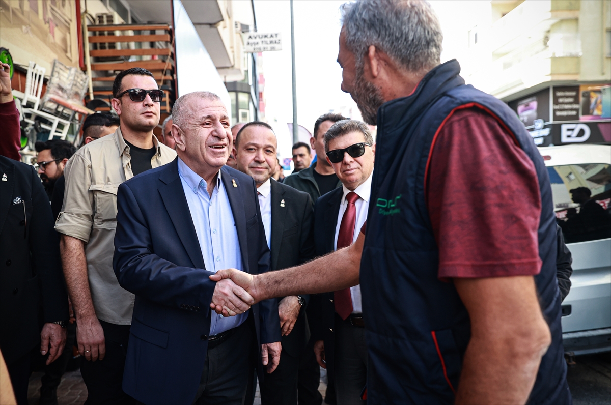 Zafer Partisi Genel Başkanı Özdağ, Erdemli'de temaslarda bulundu