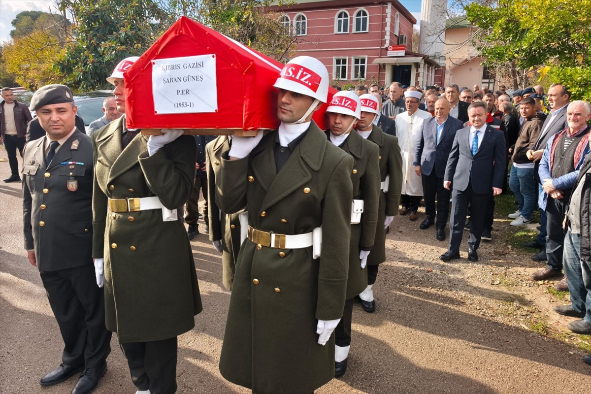 Ordu'da Kıbrıs Gazisi Şaban Güneş son yolculuğuna uğurlandı