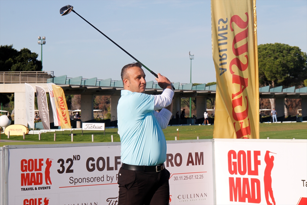 32. Golf Mad Turnuvası Antalya'da başladı