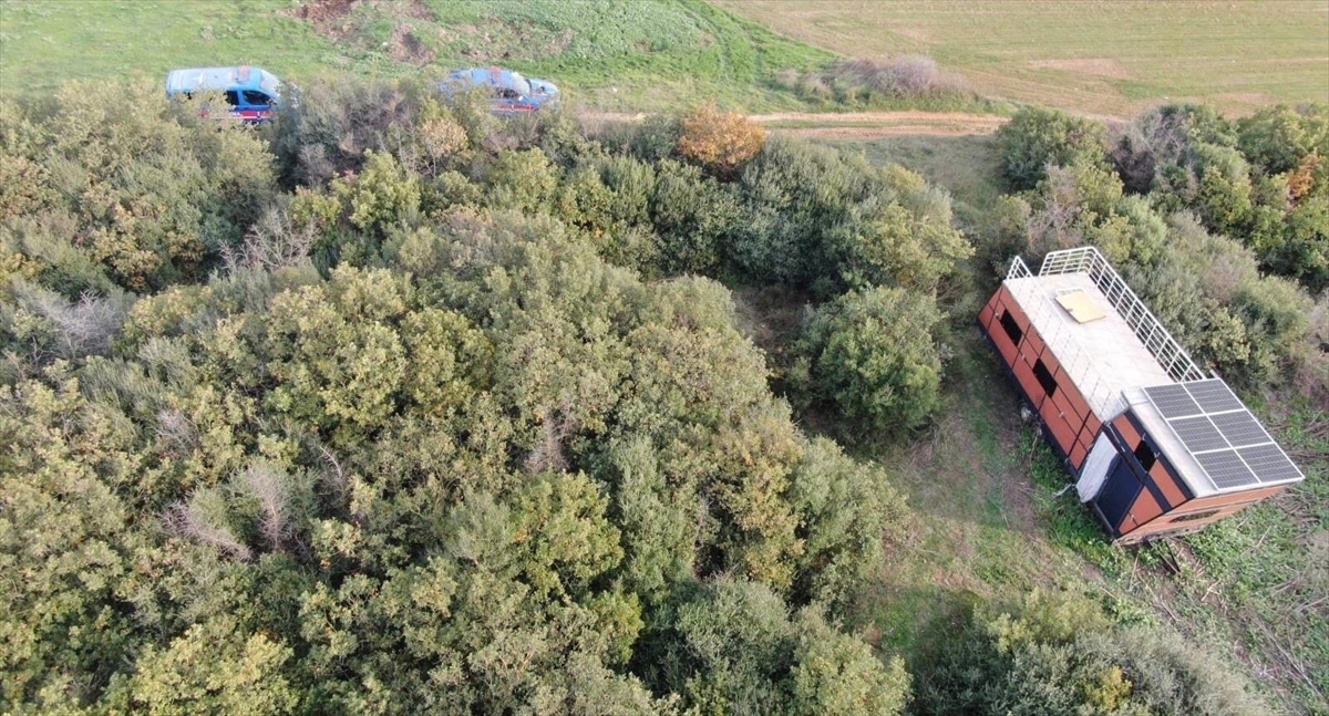 Bursa'da taşınabilir ev çalan şüpheli yakalandı
