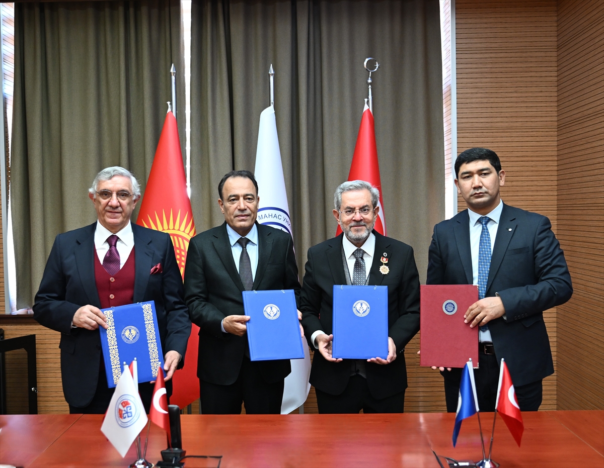 Ankara Üniversitesi, Kırgızistan'da iki üniversiteyle işbirliği protokolü imzaladı