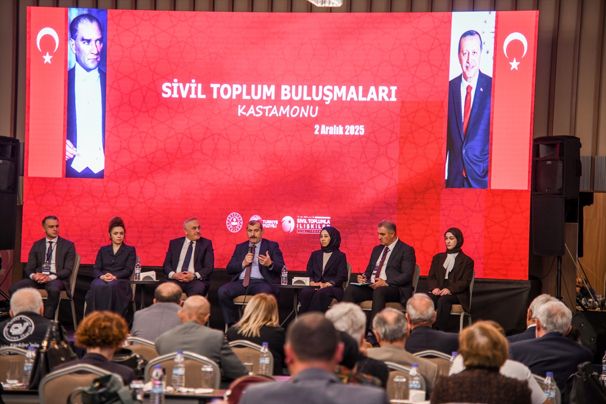 Kastamonu'da Sivil Toplum Buluşmaları Çalıştayı düzenlendi