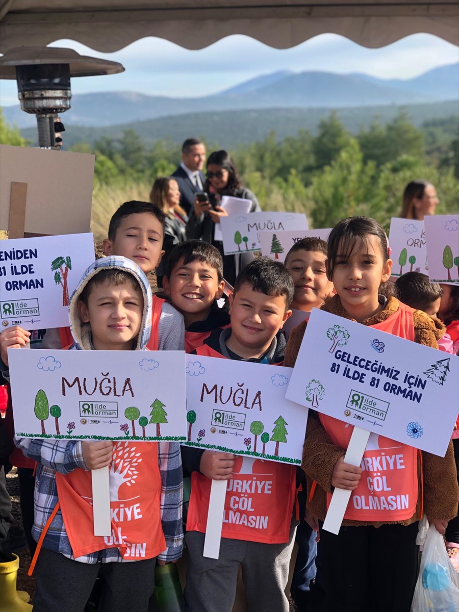 "81 İlde 81 Orman" projesi Muğla'da 20 bin fidanla sürüyor