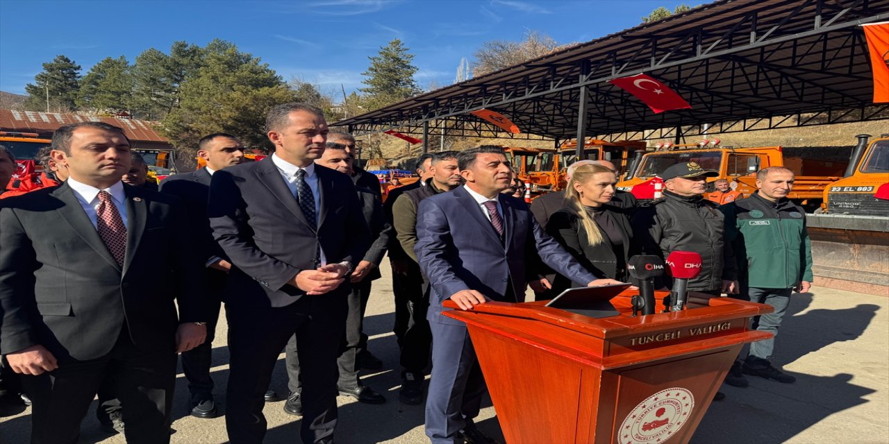 Tunceli’de kış hazırlıkları tamamlandı: 200 araç, 842 personel görev başında