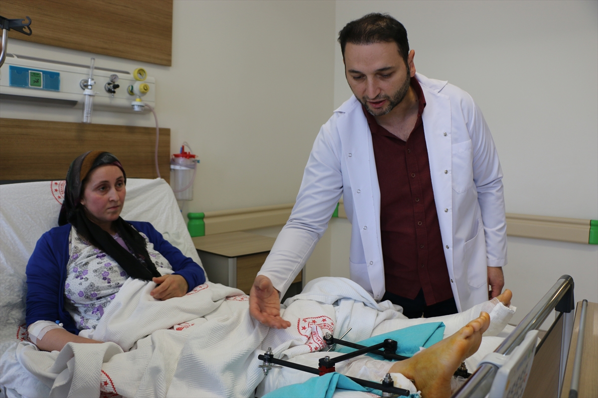 Eskişehir'de iş kazasında ağır yaralanan işçinin bacağı hızlı müdahaleyle kurtarıldı