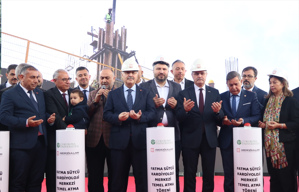 Adana'da hayırsever desteğiyle yaptırılacak kardiyoloji merkezinin temeli atıldı