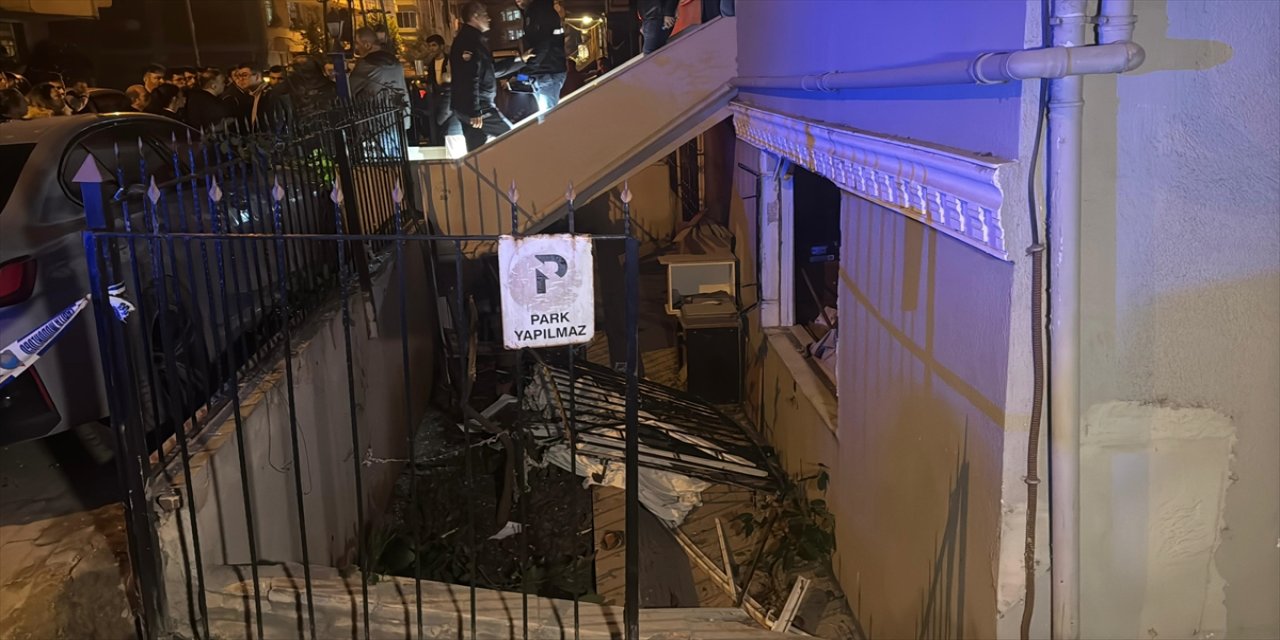 Güngören’de bodrum kattaki dairede patlama: 2 yaralı