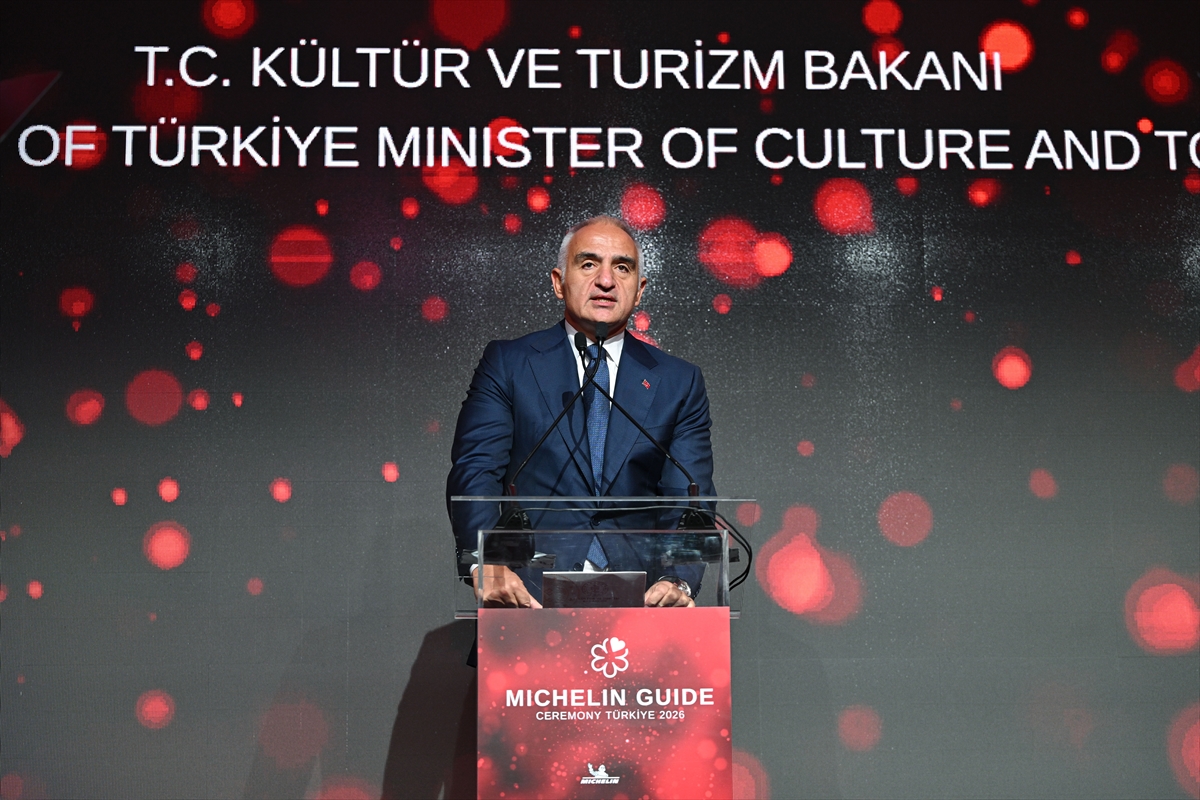 Bakan Mehmet Nuri Ersoy, Michelin Rehberi 2026 Türkiye seçkisinin ödül törenine katıldı